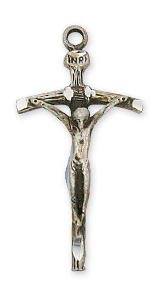 Sterling Silver Papal Crucifix