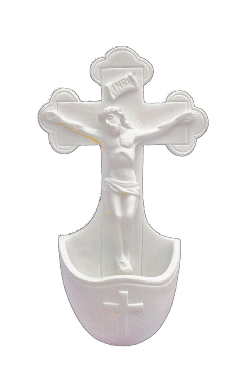 Crucifix Holy Water Font