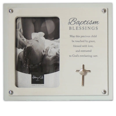 Baptism Blessings Photo Frame