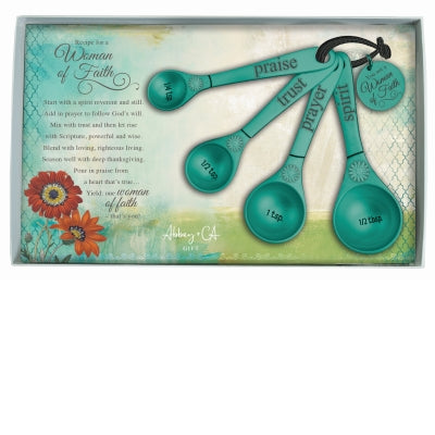 MEASURING SPOONS SET OF 4 GIFT BOX