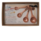 RECIPE FOR A HAPPY HOME MEASURING SPOONS SET OF 4 GIFT BOX