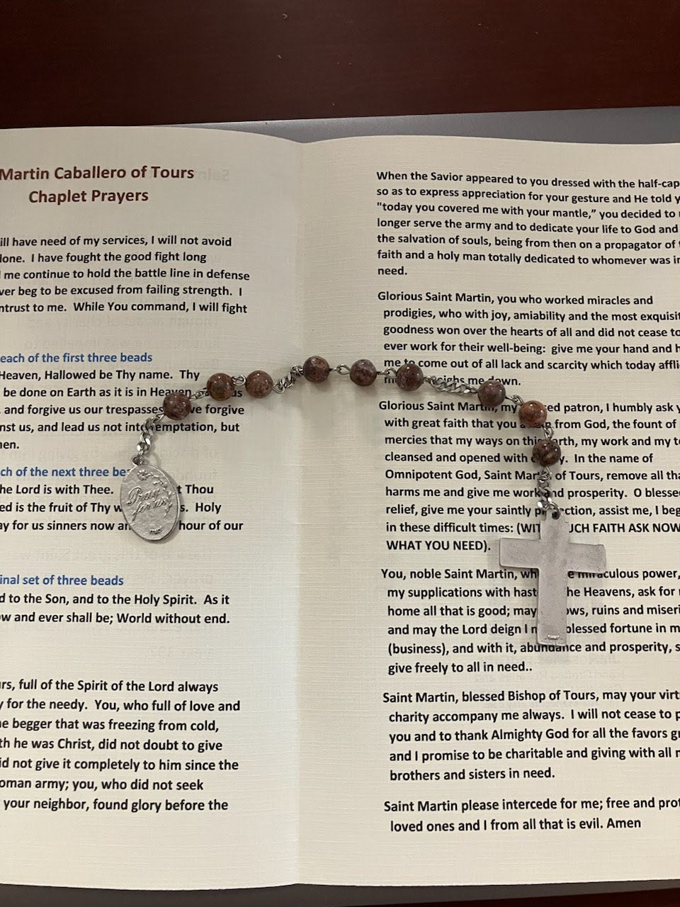St. Martin Caballero of Tours Chaplet