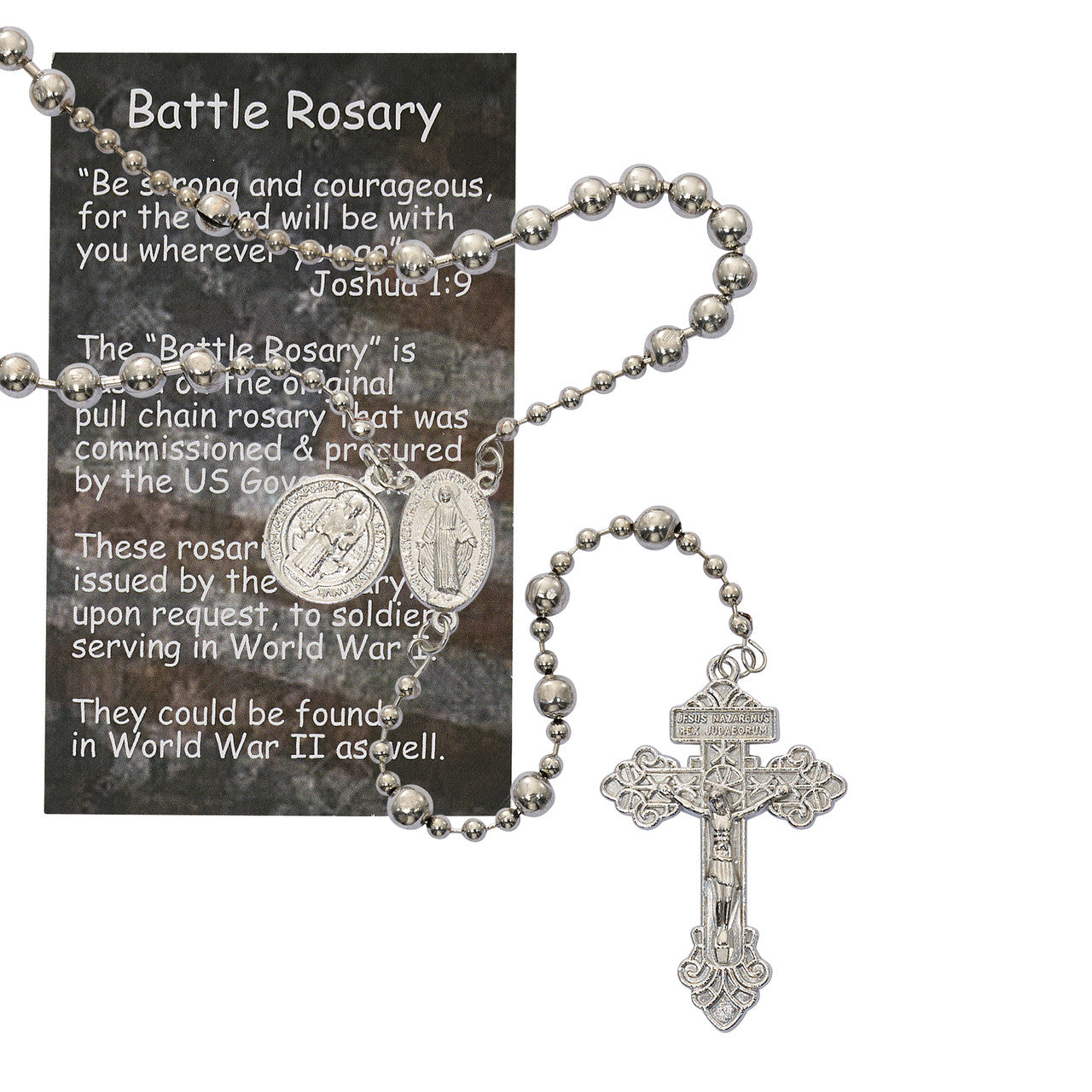 Battle Rosary with Prayer Card