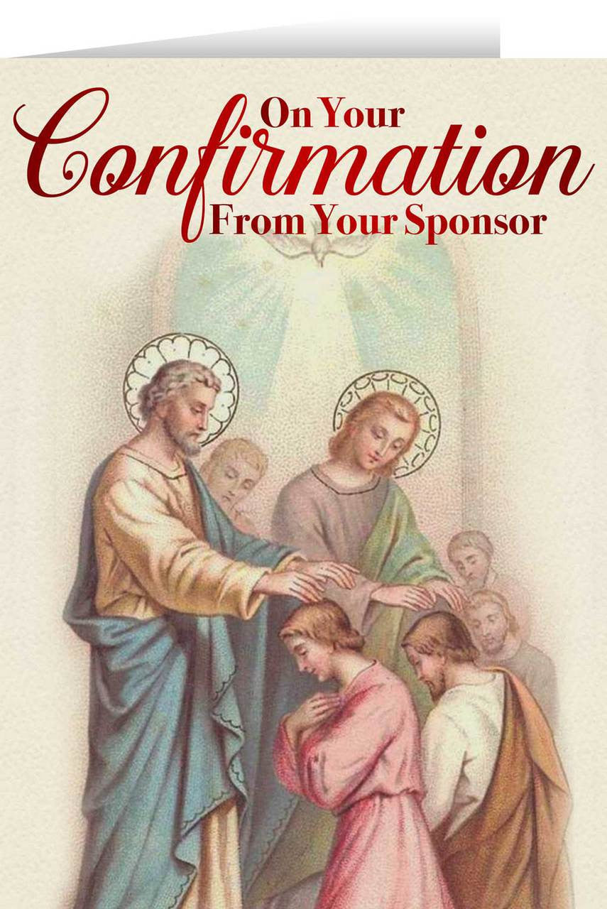 Confirmation Card from Sponsor