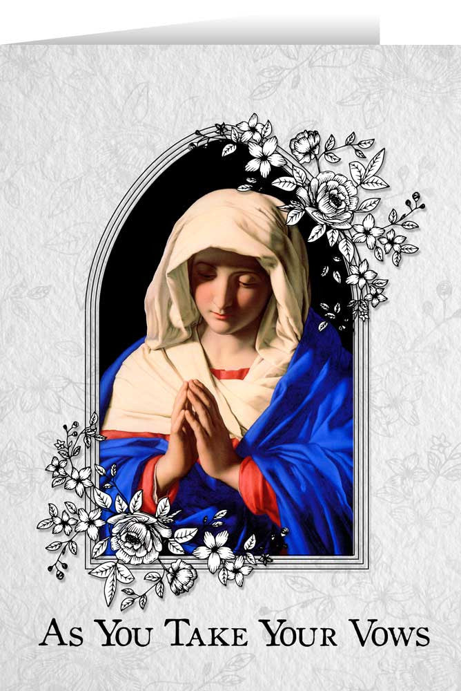 " As You Take Your Vows " Greeting Card
