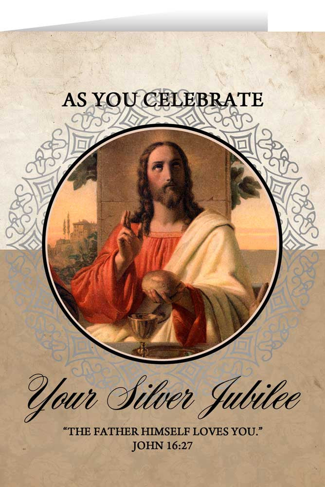 Silver Jubilee Greeting Card