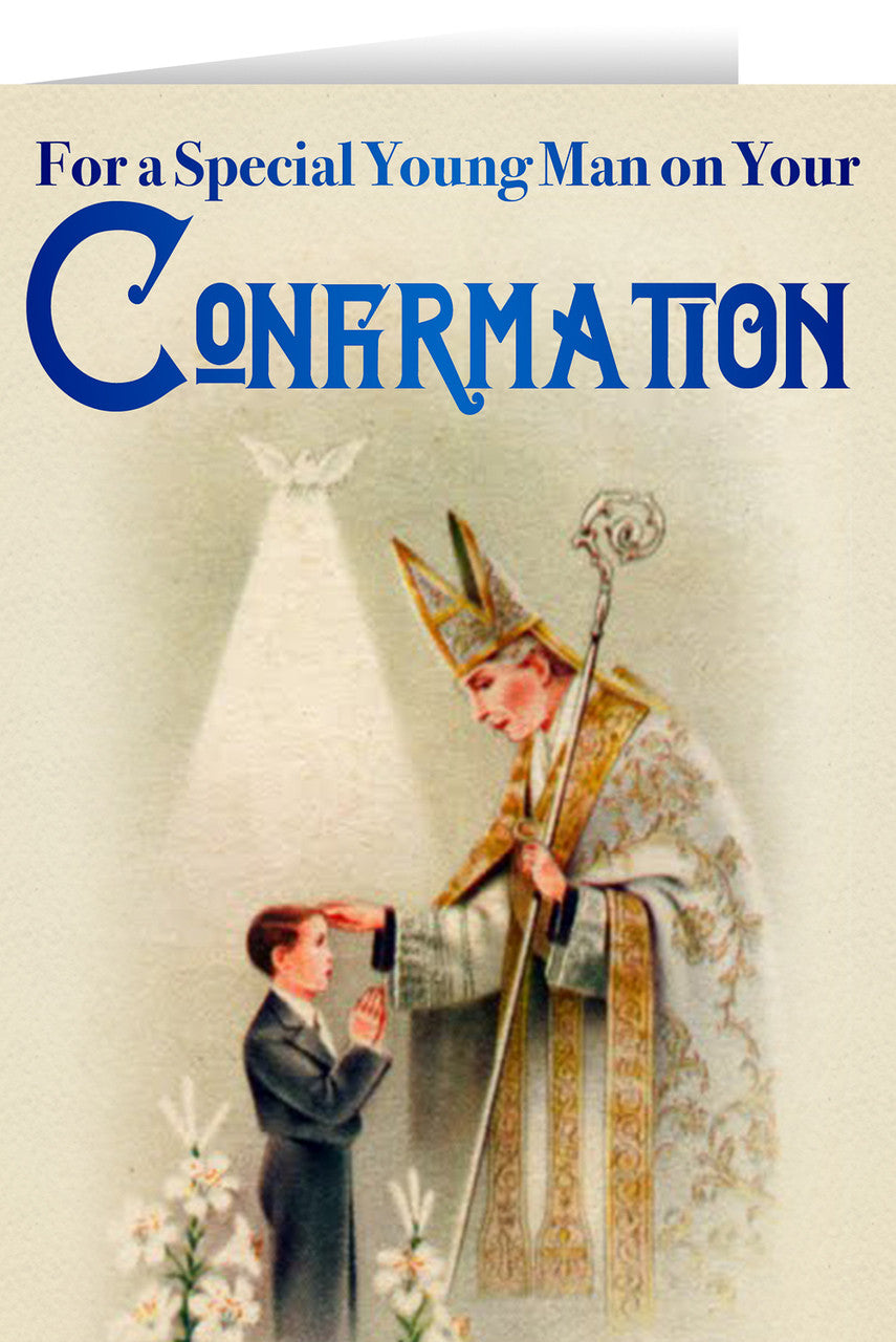 Confirmation Card for a Young Man