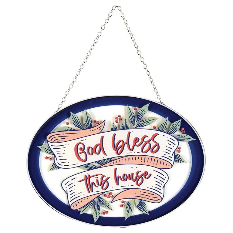 God Bless This House Suncatcher