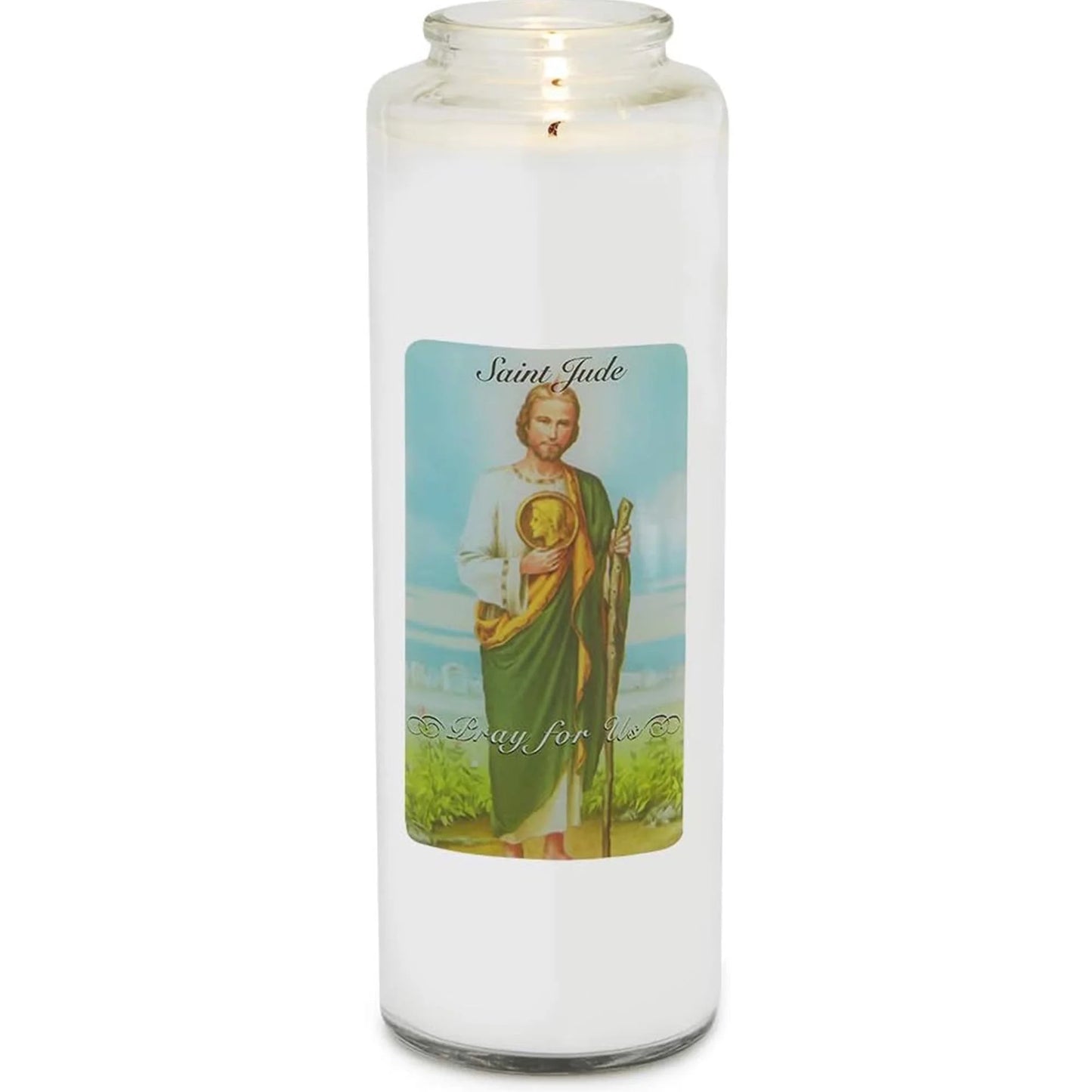 Holy Icons White Prayer Intention Candle