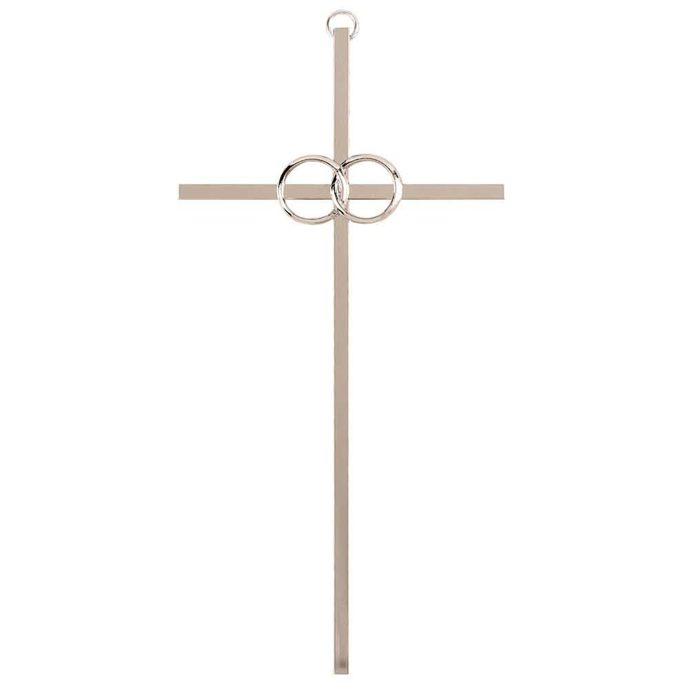 Pewter Cana, Wedding Cross - 8"