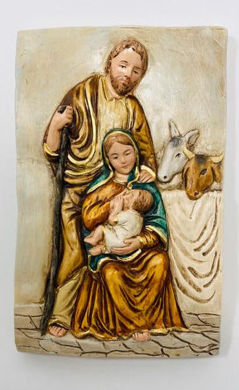 Holy Family With Our Lady Of La Leche Plaque