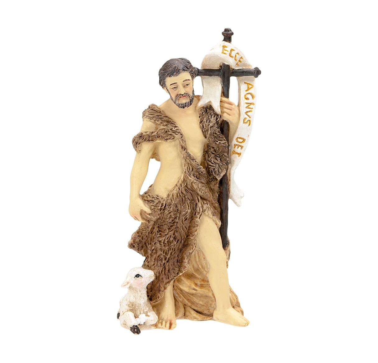 4" St. John the Baptist Statue with Holy Card