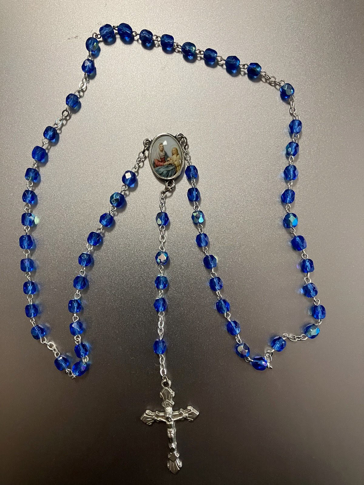 St. Anne Rosary with Photo Center