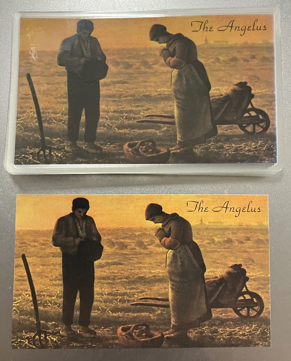 The Angelus Holy Card