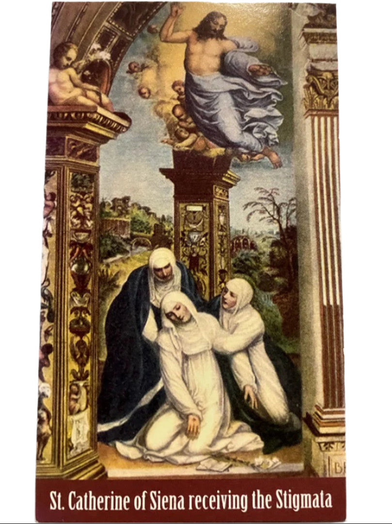 Prayer to St. Catherine of Siena Holy Card