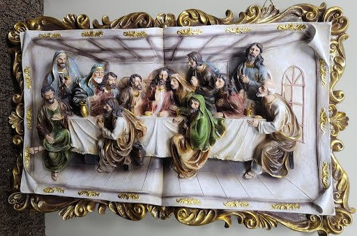 The Last Supper 3D - 30" Wall Plaque