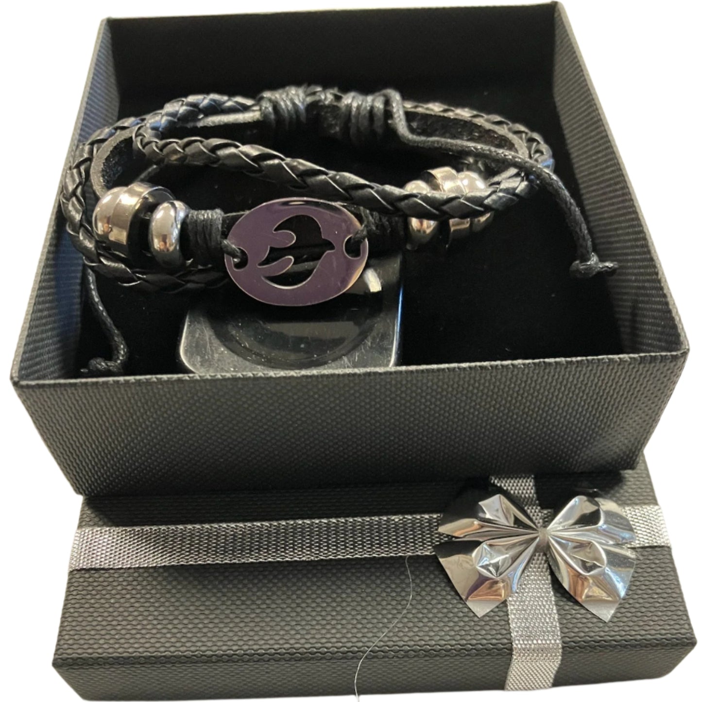 Holy Spirit Leather Men's Bracelet