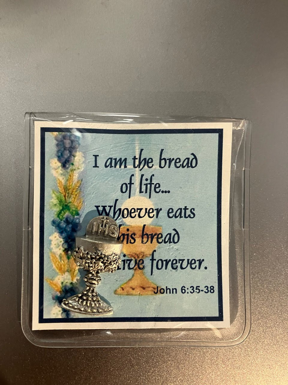 First Communion Chalice Pocket Token