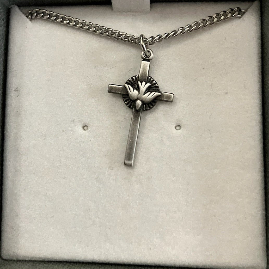 Holy Spirit Cross Necklace