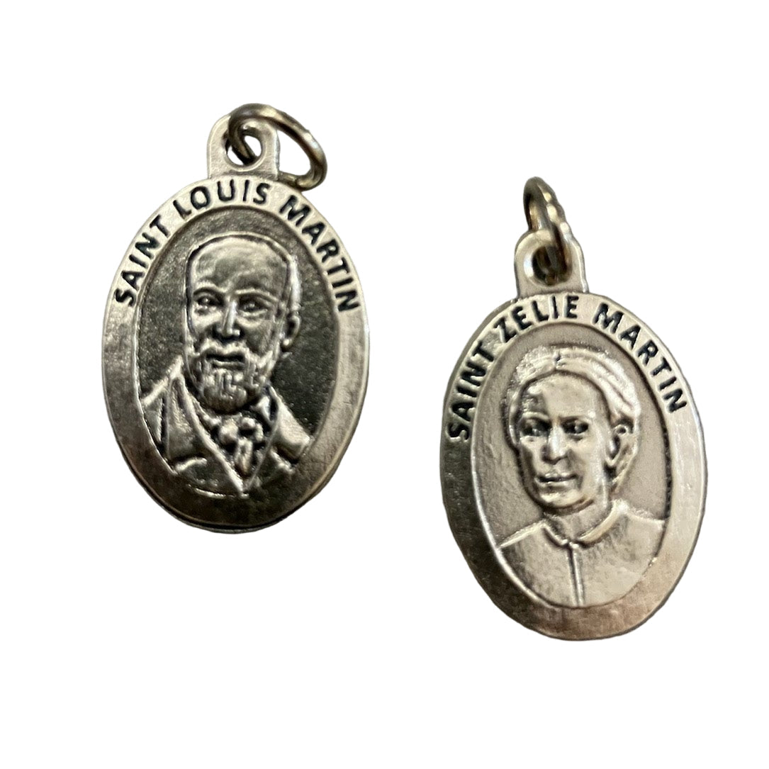 Sts. Louis and Zelie Martin - Double Sided Medal