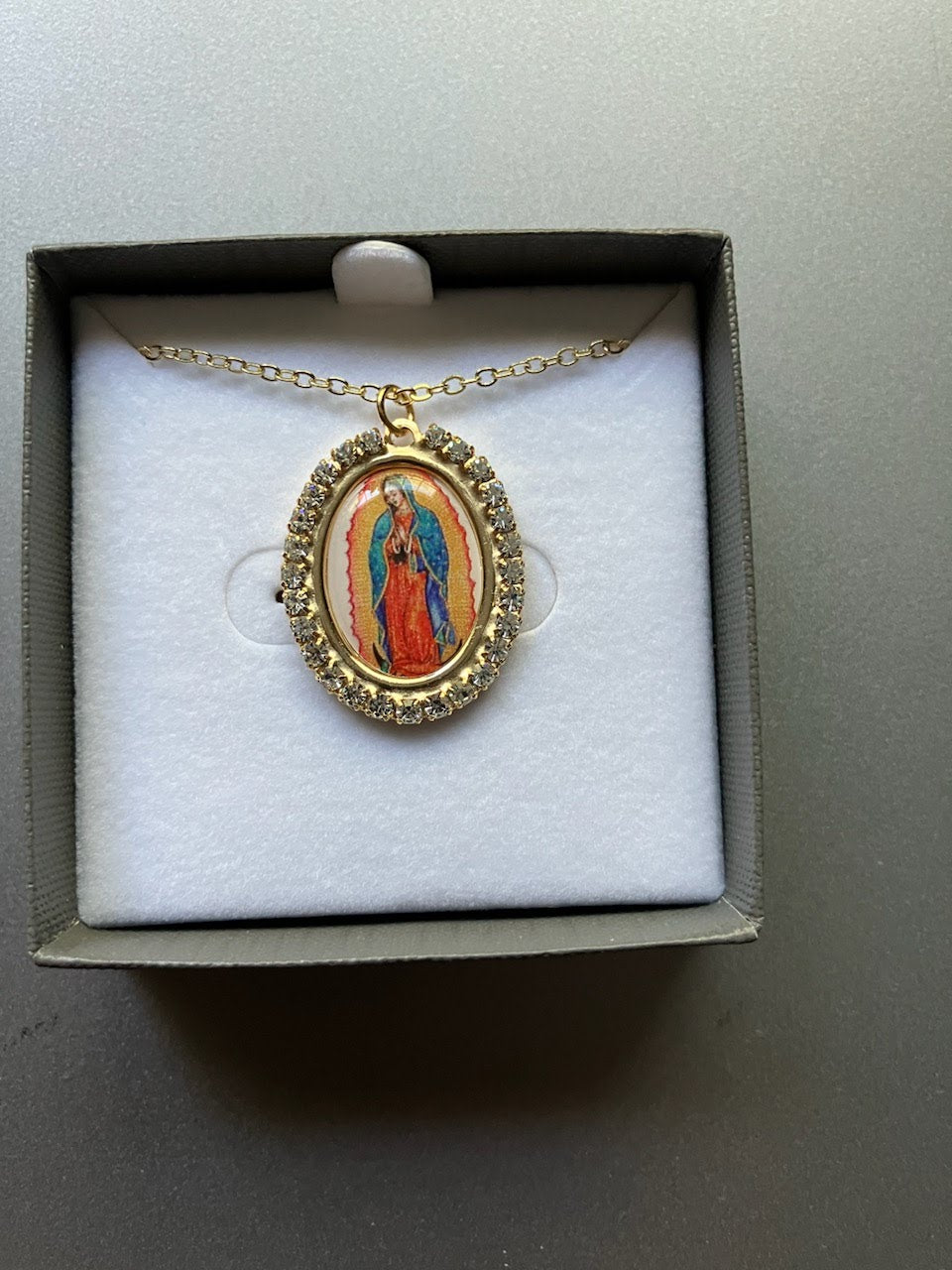 Our Lady of Guadalupe Medal Necklace