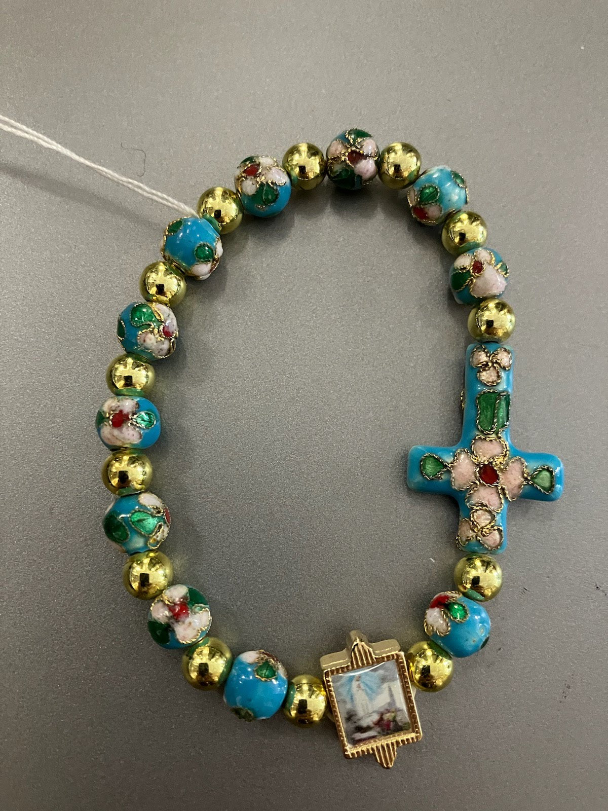 Our Lady of Fatima Cloisonne Bracelet
