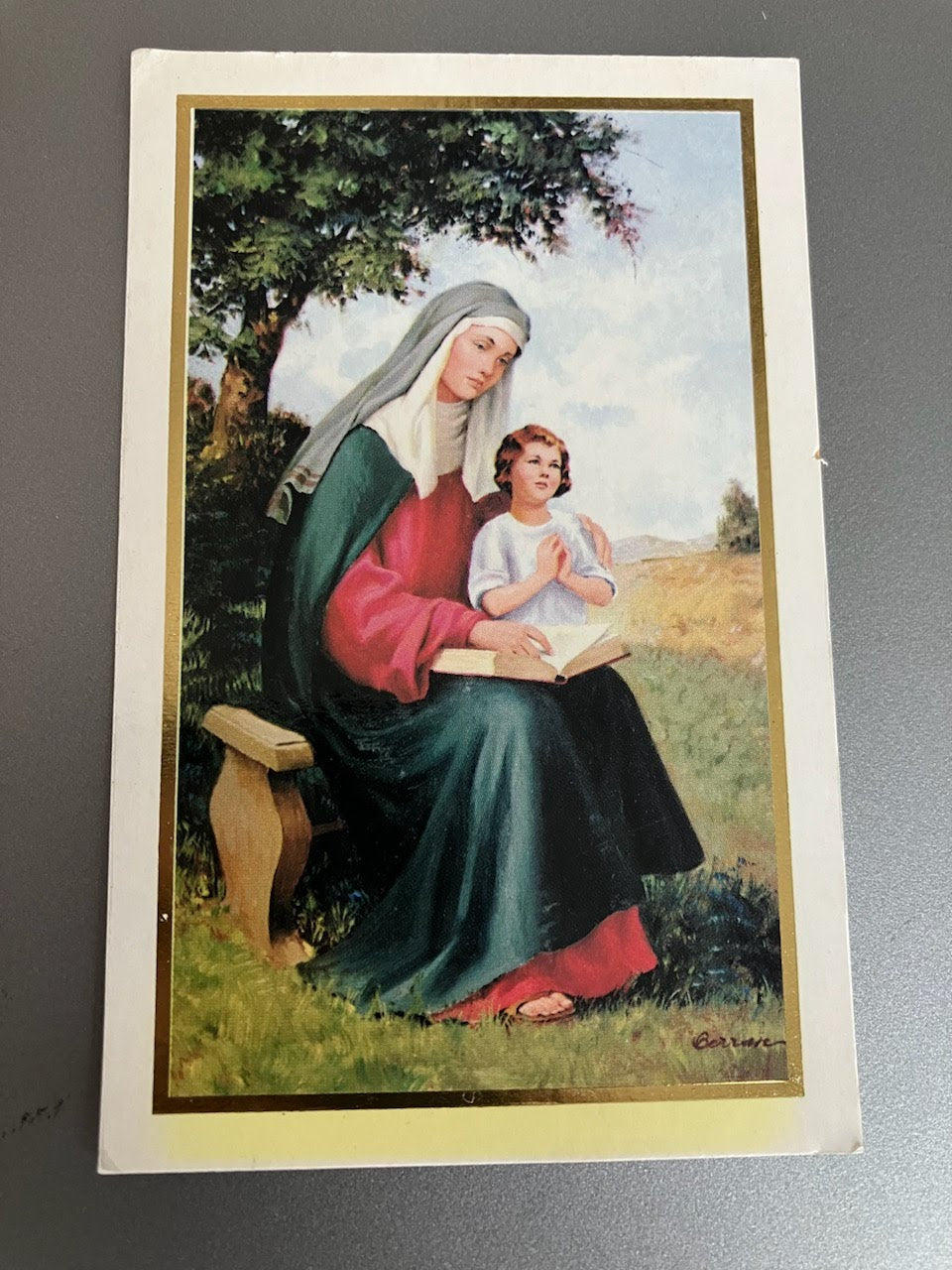 St. Anne Holy Card