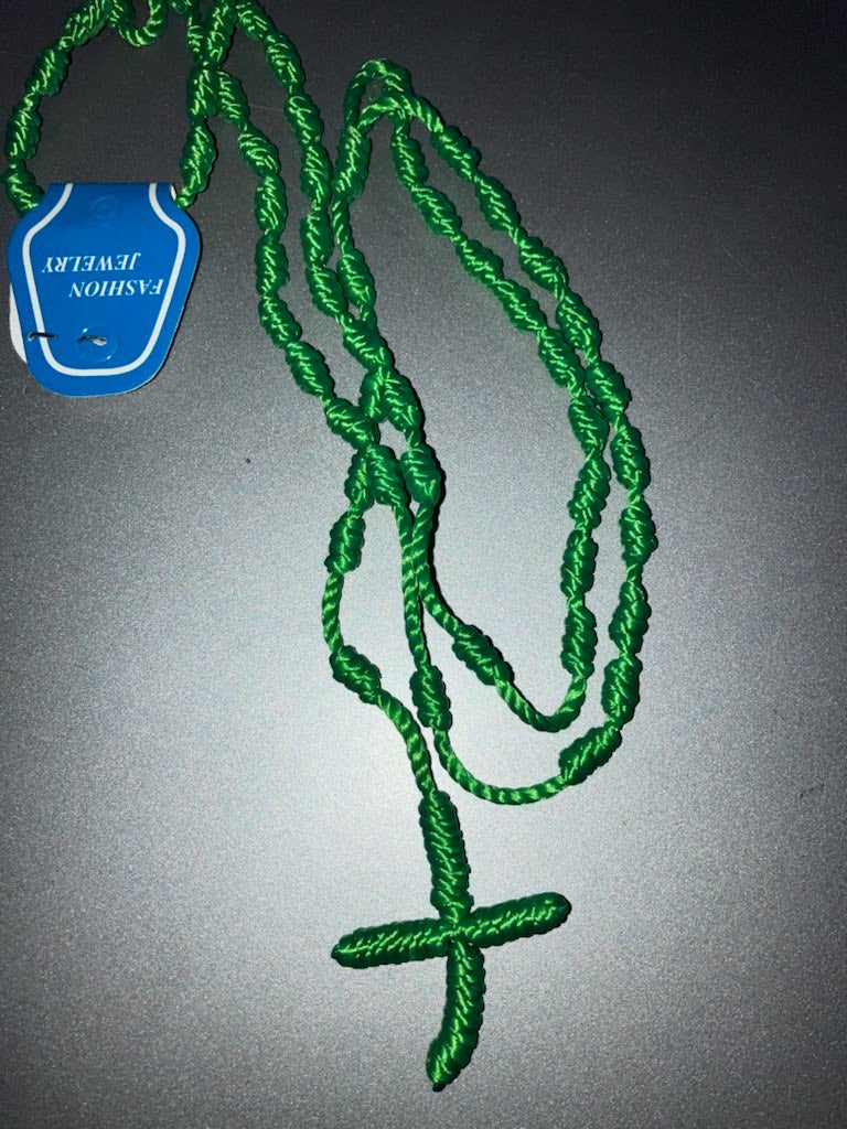 Corded Rosary (Available in Assorted Colors)