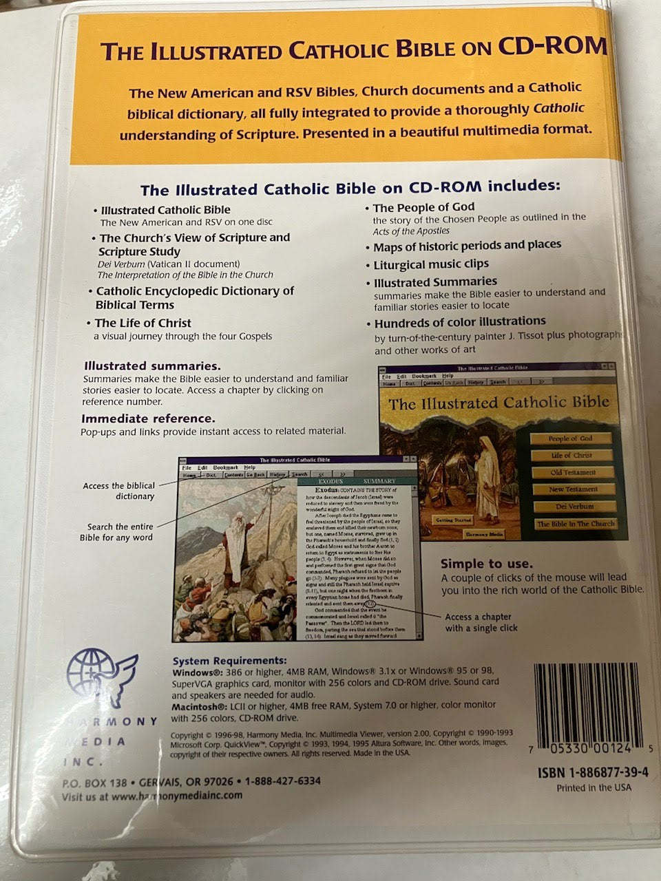 Pre-owned: The Illustrated Catholic Bible on CD-ROM