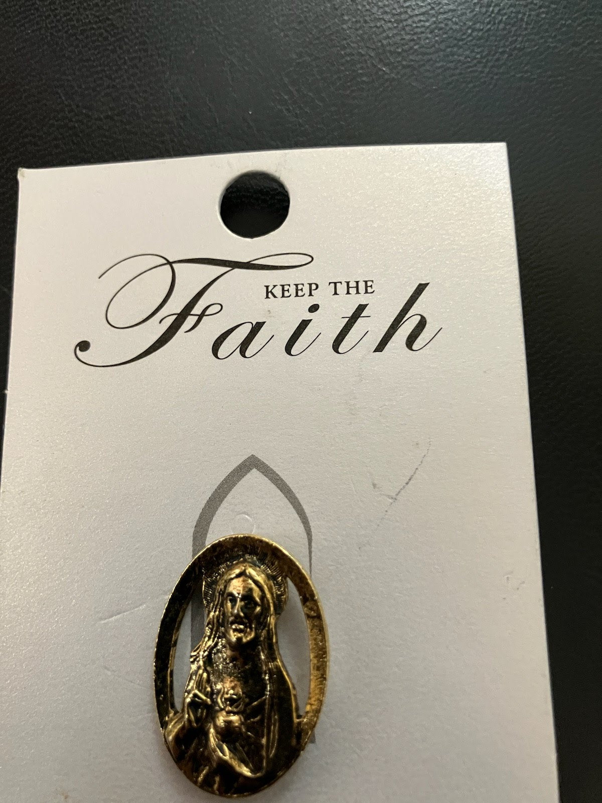 Holy Icons - Gold Tone Lapel Pin