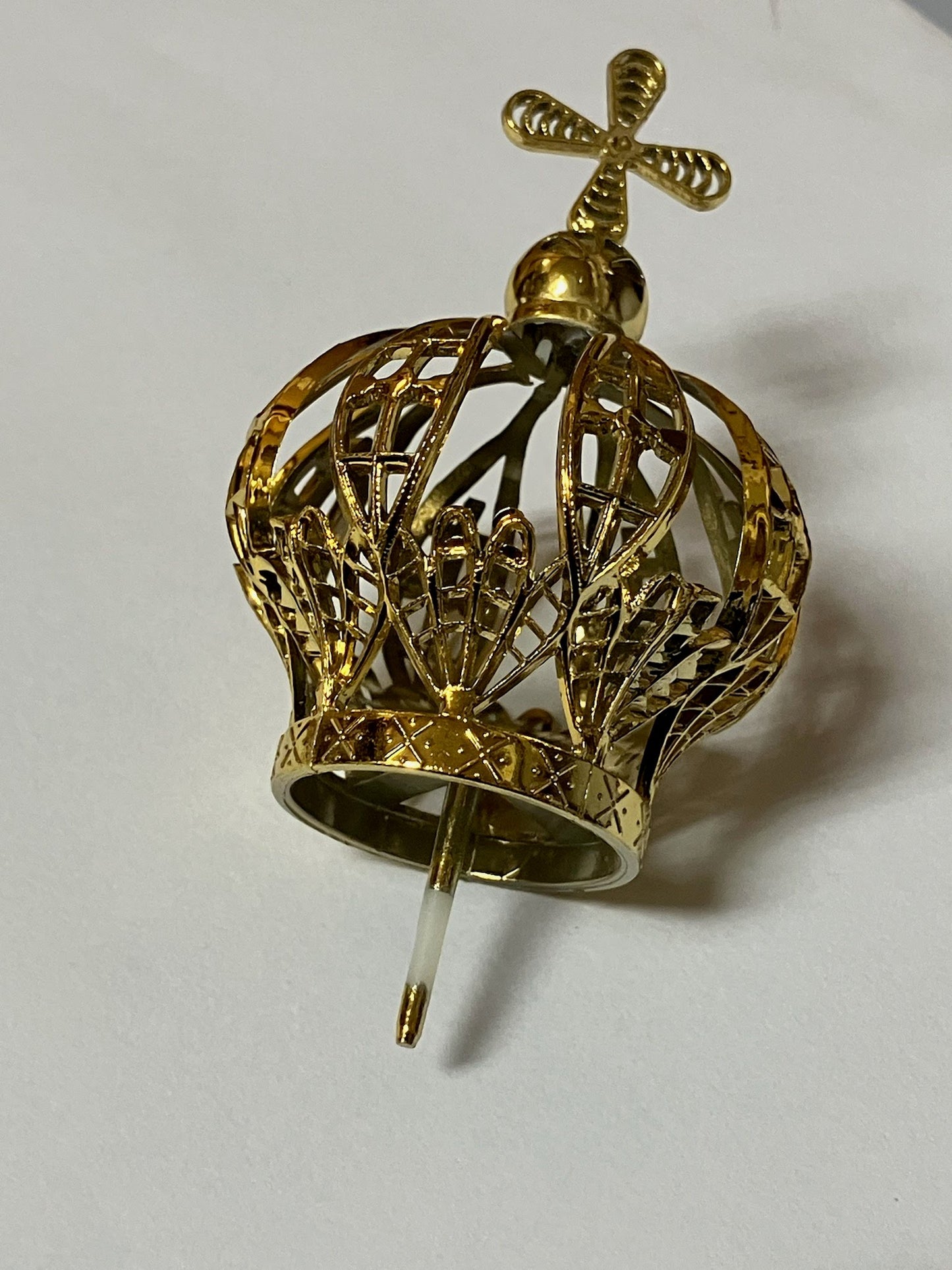 Gold Tone Crown for Statue
