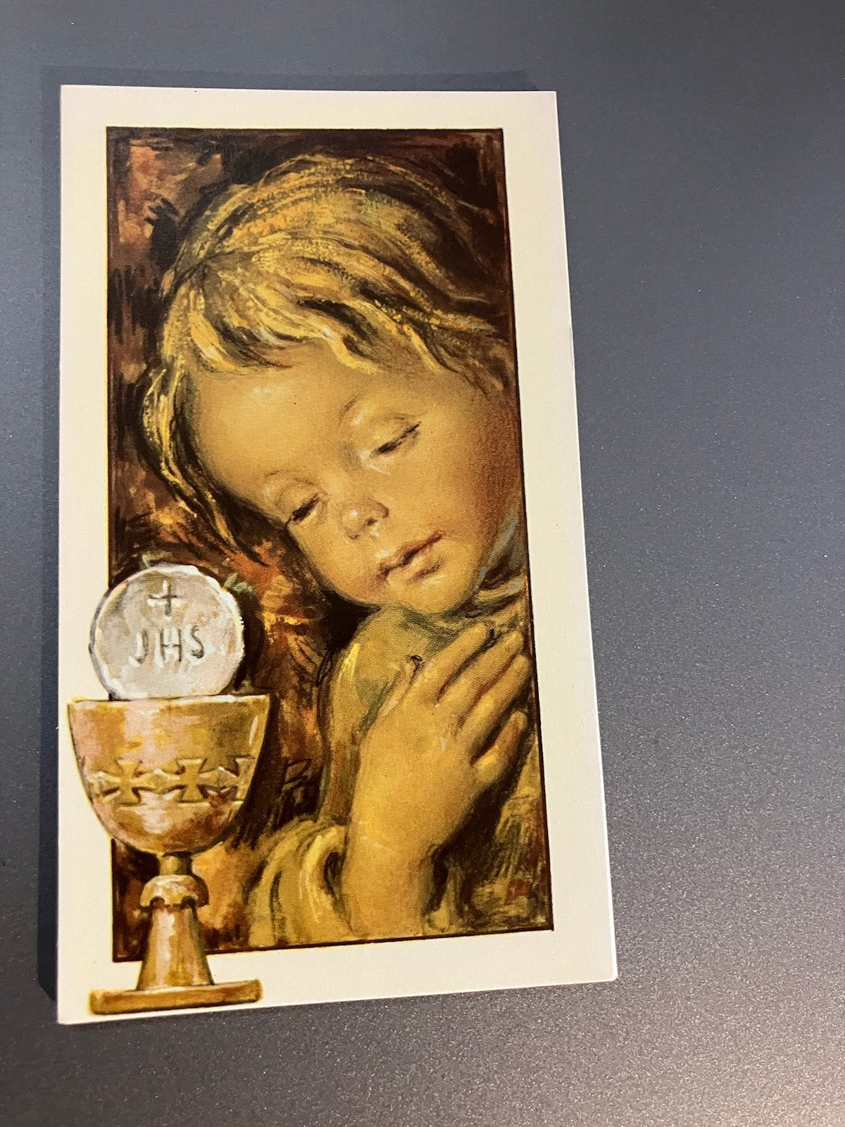 Assorted First Holy Communion Holy Cards for Boy - Printable