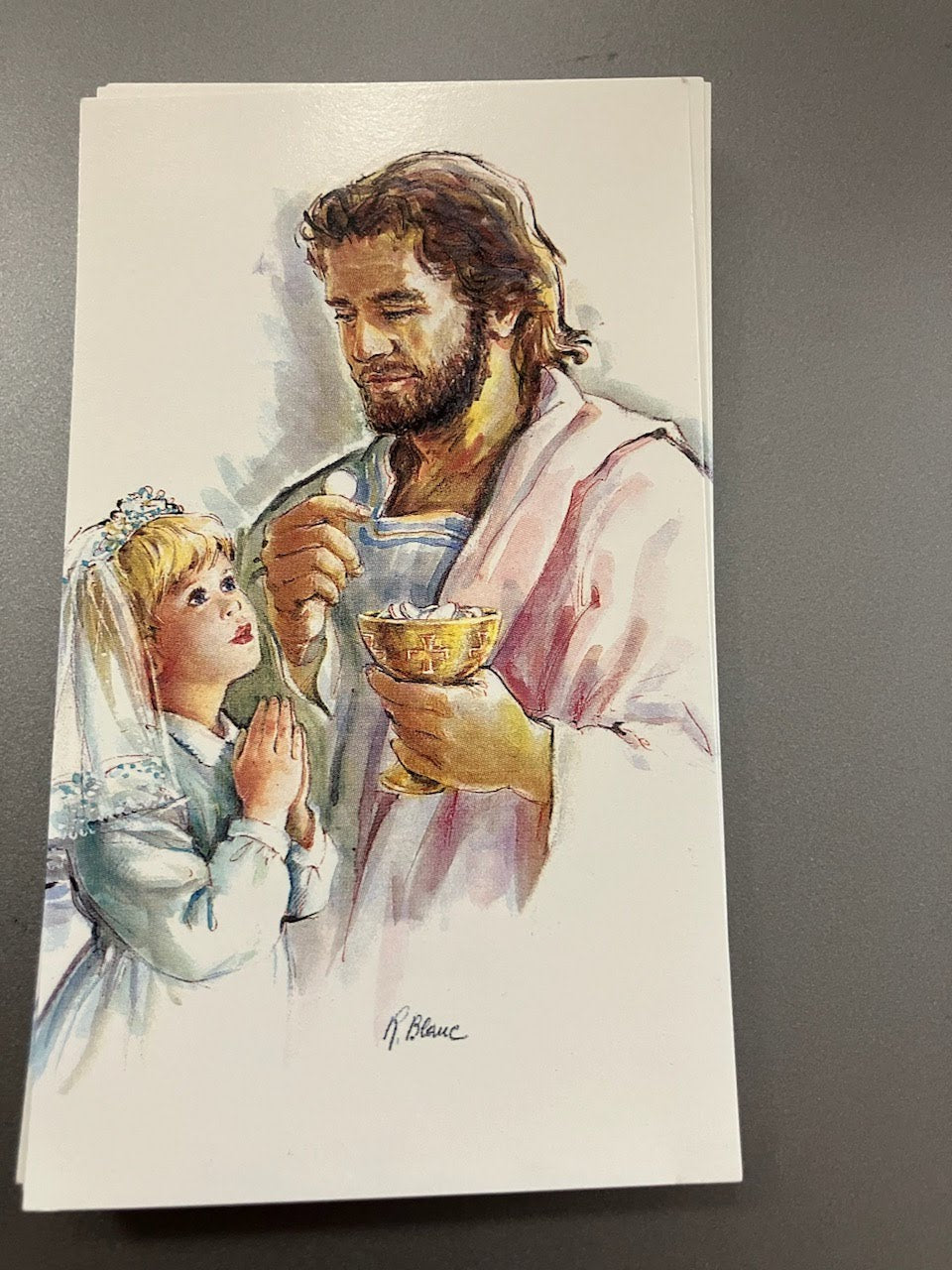 Bread of Life First Holy Communion Holy Card
