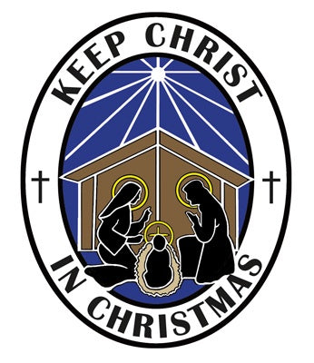 Christmas Auto Magnet - "Keep Christ in Christmas"
