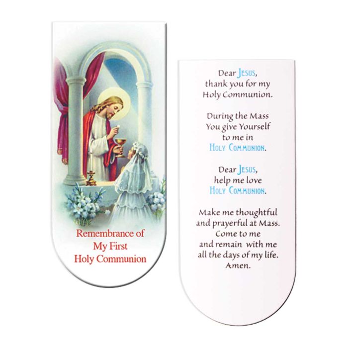 First Communion Magnetic Bookmark