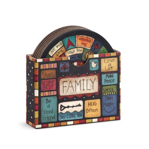 Family Values Coaster Set of 6