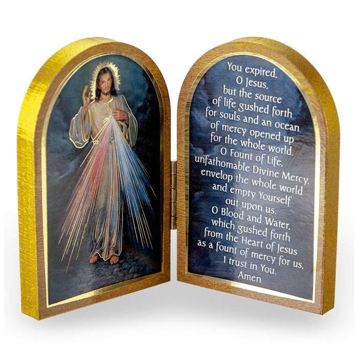 Divine Mercy Standing Plaque
