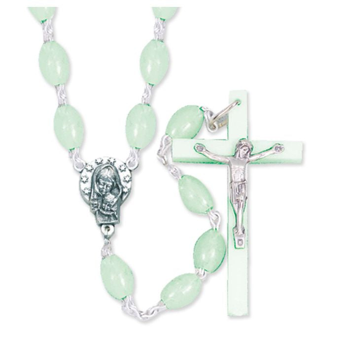 Large Luminous Acrylic Bead Rosary