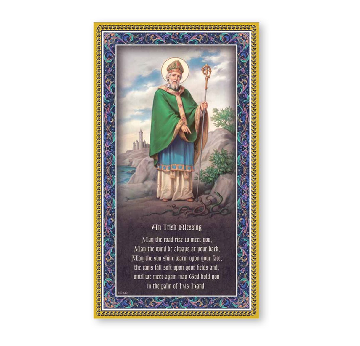 St. Patrick Plaque with Prayer - 5x9"
