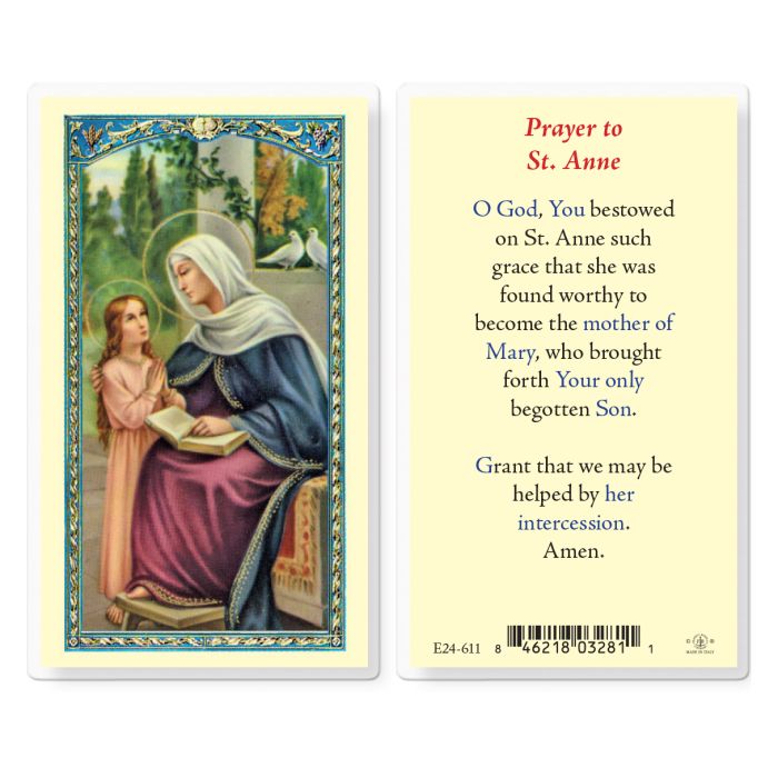 St. Anne Holy Card