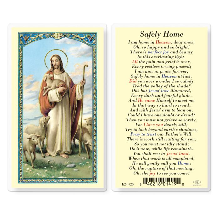 Safely Home Prayer - Holy Card