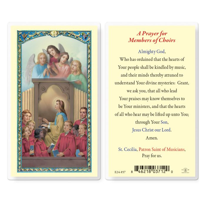 St. Cecilia Holy Card