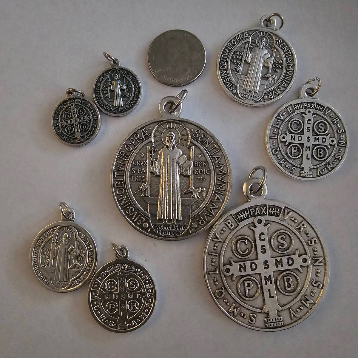 St. Benedict Jubilee Medal, Oxidized