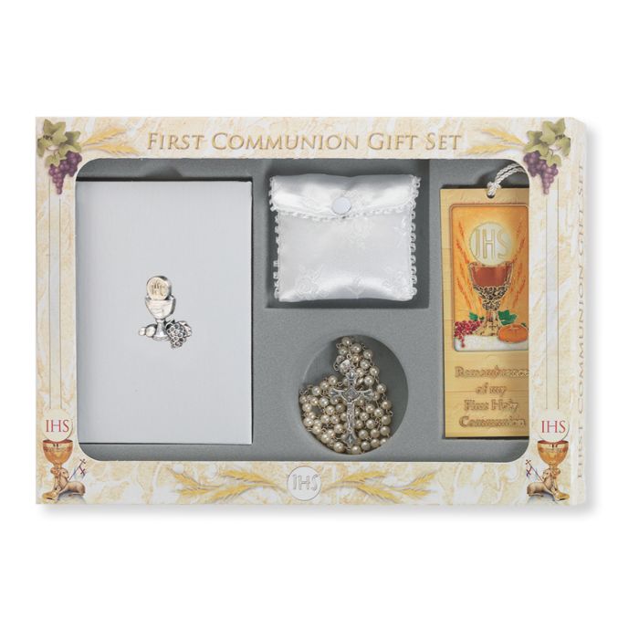 First Communion Gift Set (Black or White)