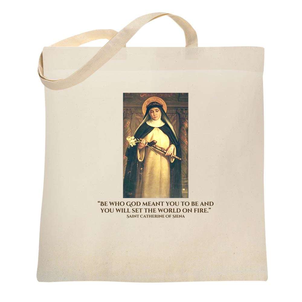 St. Catherine of Siena - Canvas Tote Bag