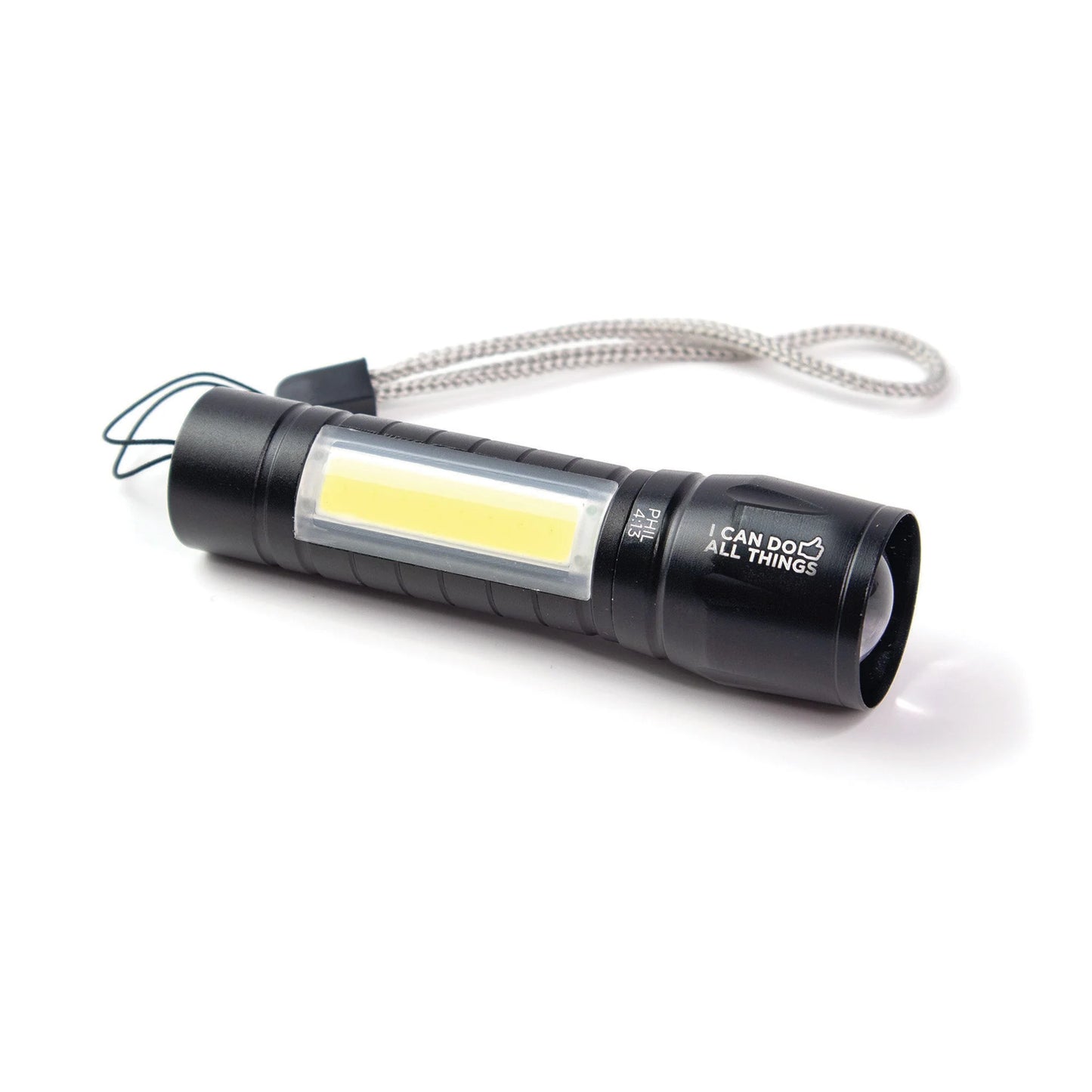 Scripture Flashlight with 3 Modes, USB Rechargeable