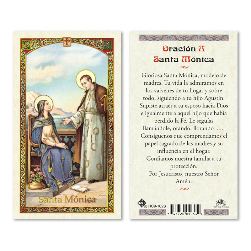Santa Monica Holy Card
