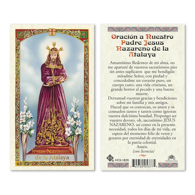 Padre Nazareno Holy Card