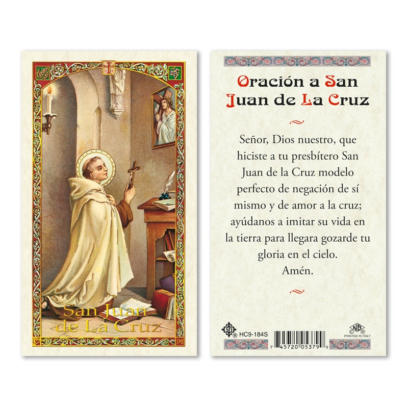 San Juan de la Cruz Holy Card
