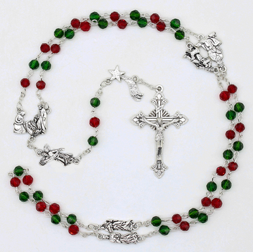 Crystal Christmas Rosary
